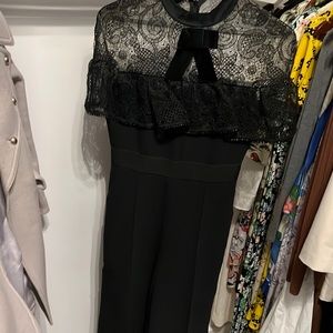 Self Portrait Black Jumpsuit